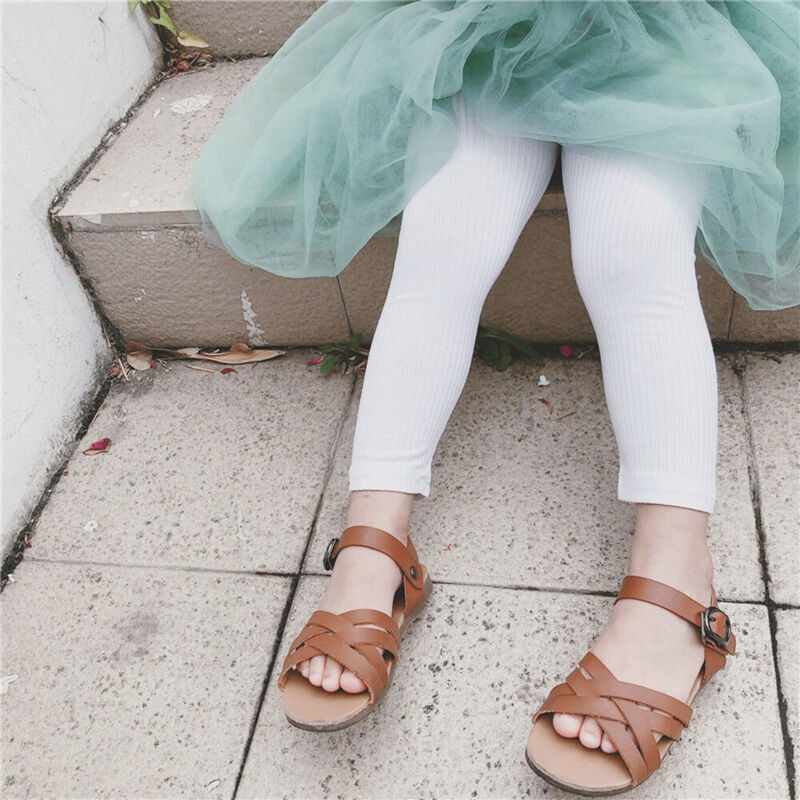 Babykleding dikke warme katoenen meisjes lange effen leggings basic effen kinderbroeken kinderen