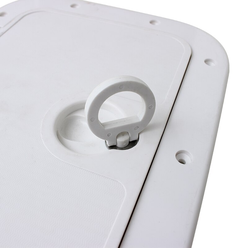 Marine Deck Plate Access Cover Pull Out Inspection Hatch Latch for Boat Kayak Canoe white Black Marine Access Hatch with Lock