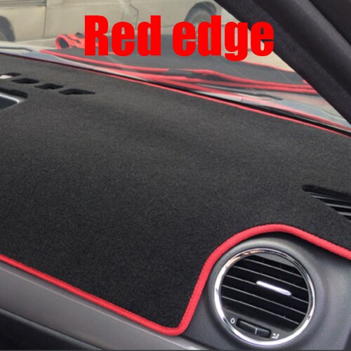 Auto dashboard covers mat voor Geely Emgrand EC7 jaar linksgestuurde dashmat pad dash cover auto dashboard accessoires: Rood