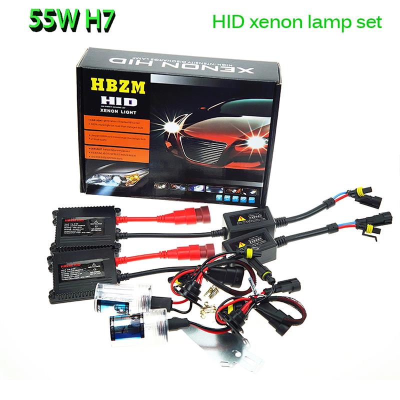 55W Xenon Lamp Kit Car Headlights Modified Car Headlights Waterproof Durable Xenon Lamp