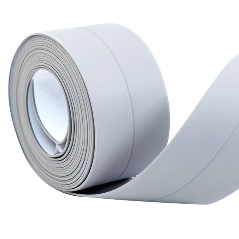 3,3 m * 38/22mm Badezimmer Dusche Waschbecken Badewanne Abdichtung Streifen Band Weiß PVC Selbst-klebstoff Wasserdicht wand Aufkleber Bad Küche
