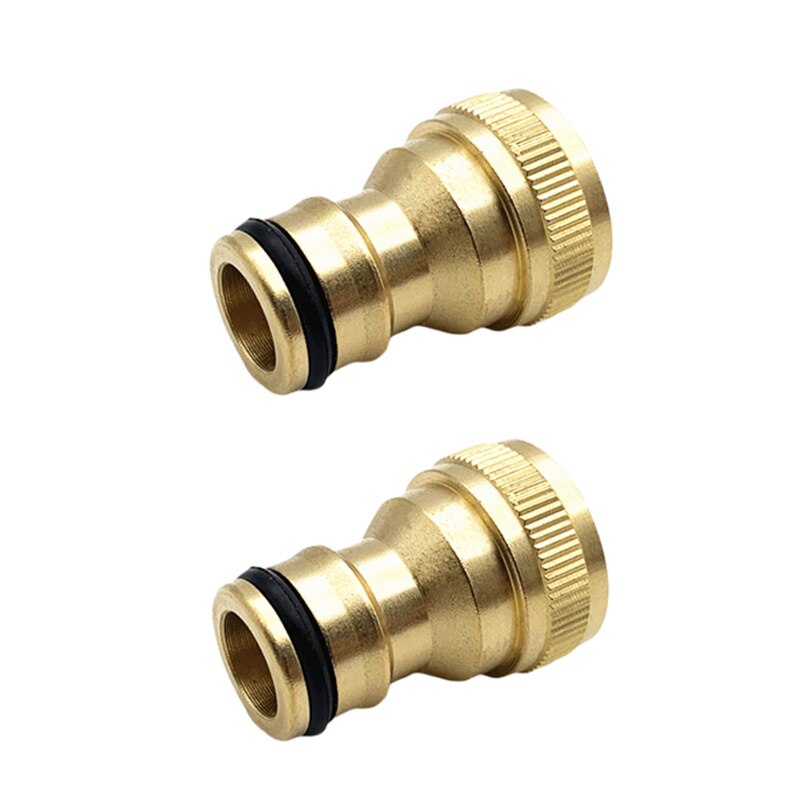 All-Copper Basin Connection Basin Faucet Connection Car Wash Water Pipe Washing Machine Water Conversion Interface Accessories: 2PCS