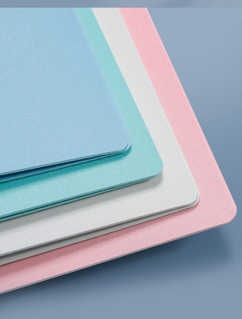 Kawaii – classeur Morandi A4, avec Clip en métal, rangement du papier de Test, bloc-notes, presse-papiers, papeterie fournitures de bureau