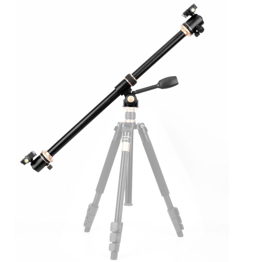 Cadiso Horizontal Bar Camera Tripod Boom Extension Pole Steeve Multi-Angle Center Cross Arm with Locking System