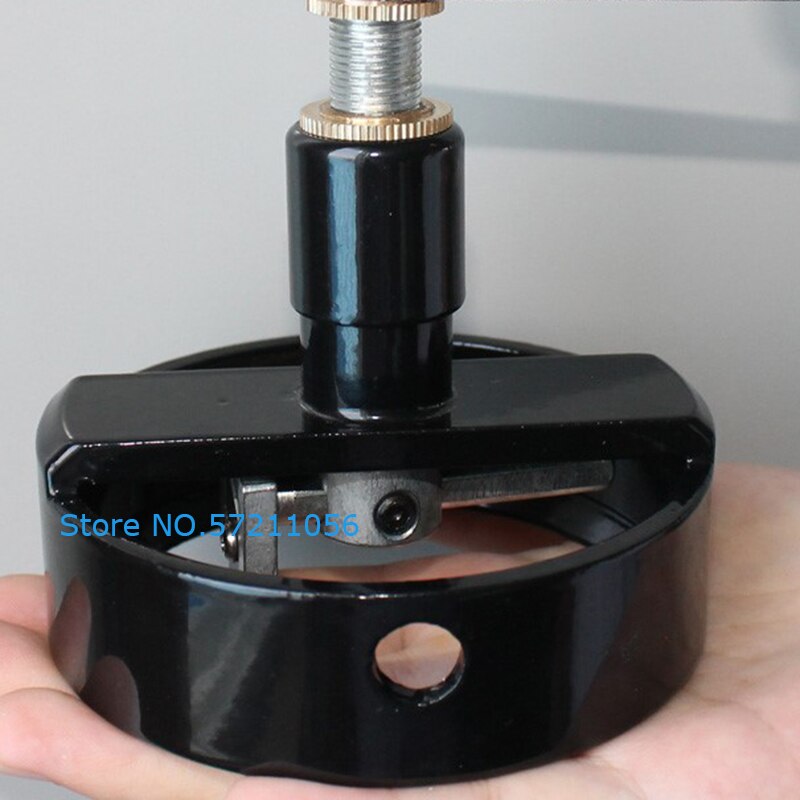 Adjustable Metal Multi-7Sizes Round Rotary Circle Graphic Paper Cutter Sharp Blade Die Board Button Maker