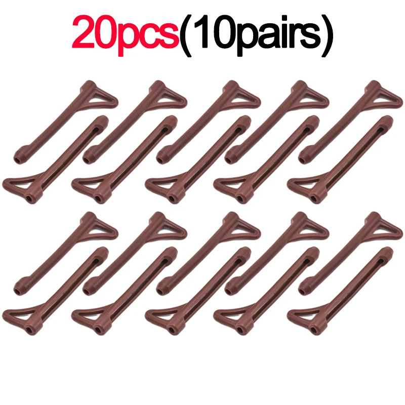 Crochet d'oreille antidérapant en Silicone, 2/20 pièces, poignée pour lunettes, bouchon de jambe, accessoires de fixation, pointe de tempe, support pour lunettes: green