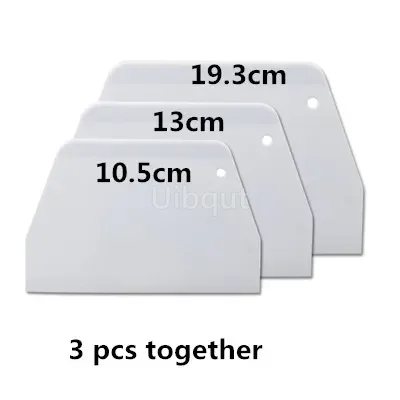 Whiteboard Kunststoff Gebäckschneider Pizzateigschaber Kuchenspatel Werkzeuge Fondant Sugarcraft Trapezbrot Bäcker Buttermesser: Orange