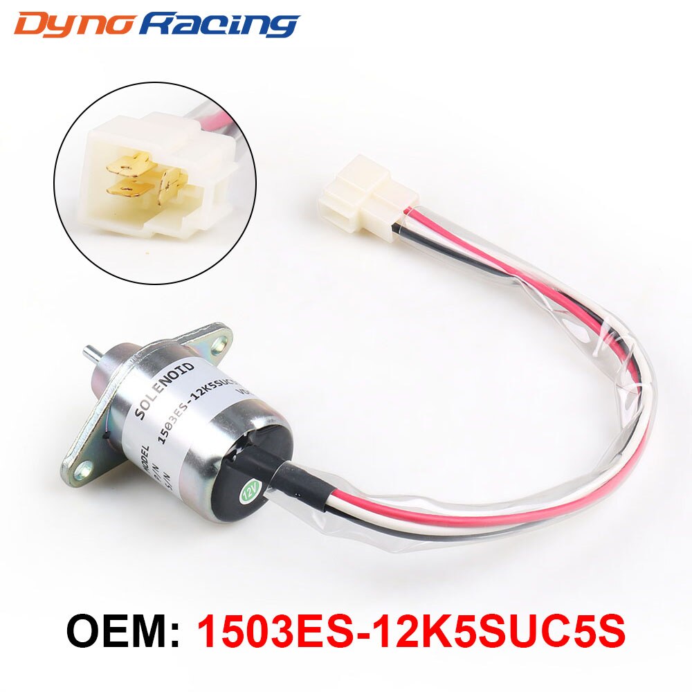 118400-61950 1503ES-12K5SUC5S 12V Stop Solenoid For Yanmar 2V78 2V750 John Deere