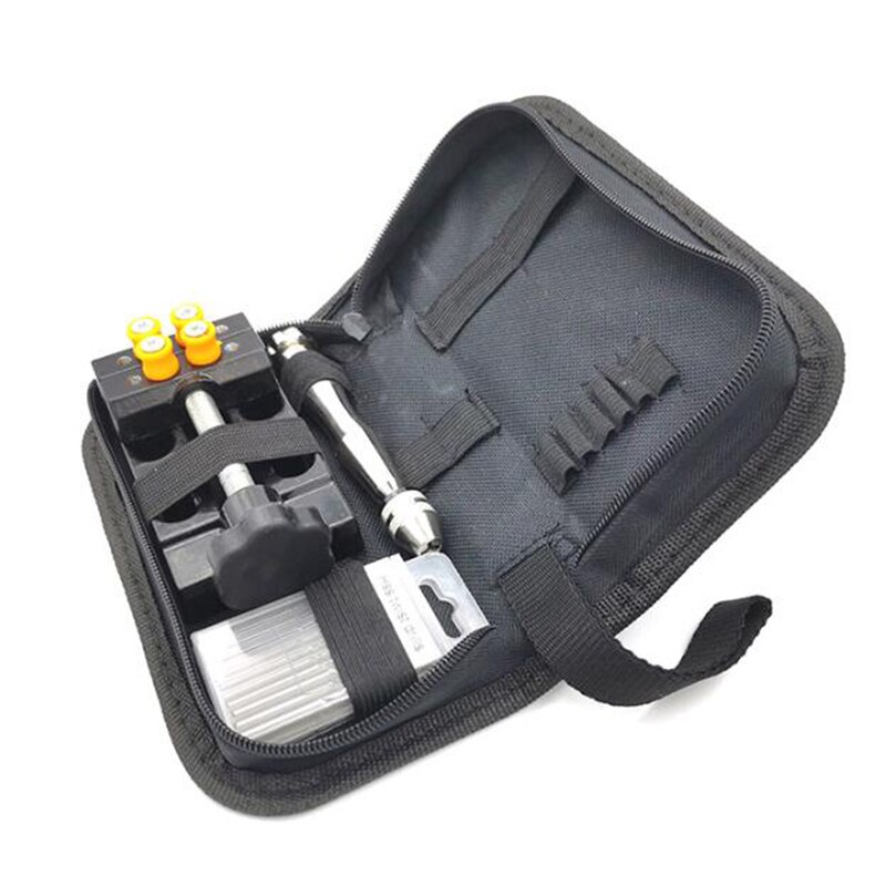 Juego de tornillos de banco con taladro de mano, kit de herramientas de cama con taladro de 0,5 MM-3,2 MM, para carpintería