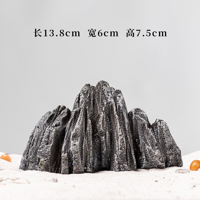 Micro landscape simulation rockery stone fish tank material accessories rockery bonsai basin small furnishings home gardening: 2018