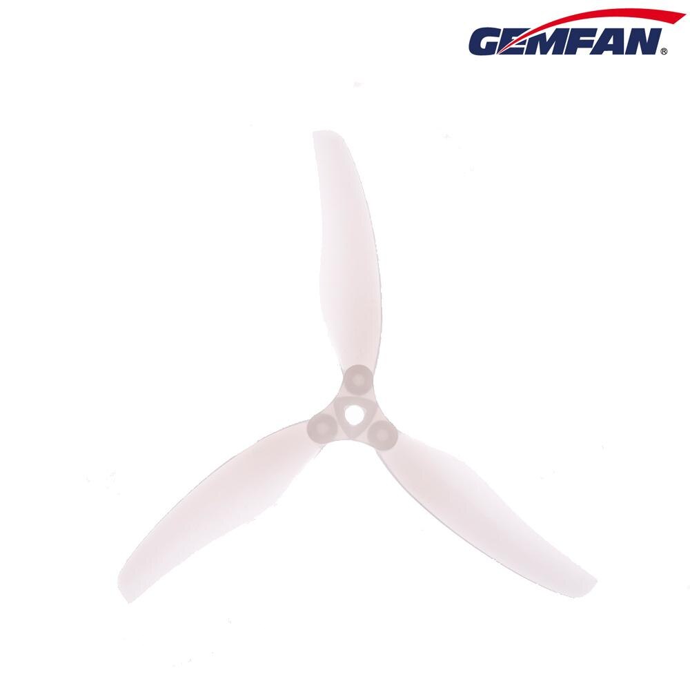 10Pairs GEMFAN Floppy Proppy F5135 F6030 5.1/ 6inch Foldable 3-Blade Propeller for FPV Freestyle Long Range 4/6S 5/6inch Drones: F6030 White