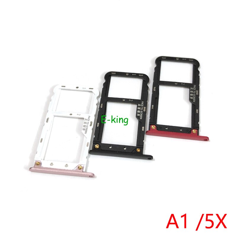For Xiaomi Mi A1 5X MiA1 Mi5X Sim Card Slot Tray Holder Sim Card Reader Socket