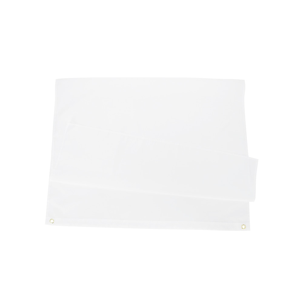 90X150cm WHITE Flag Solid Color banner