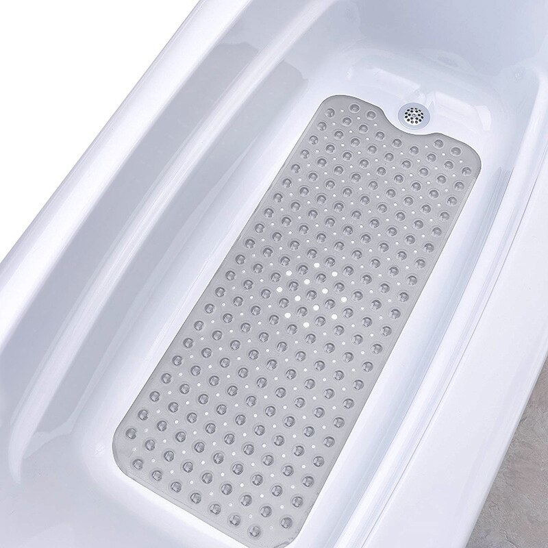 40*100Cm Mat Bad Badmat Pvc Grote Bad Veiligheid Douche Antislip Badmatten Met Zuignap cups Floor Mat