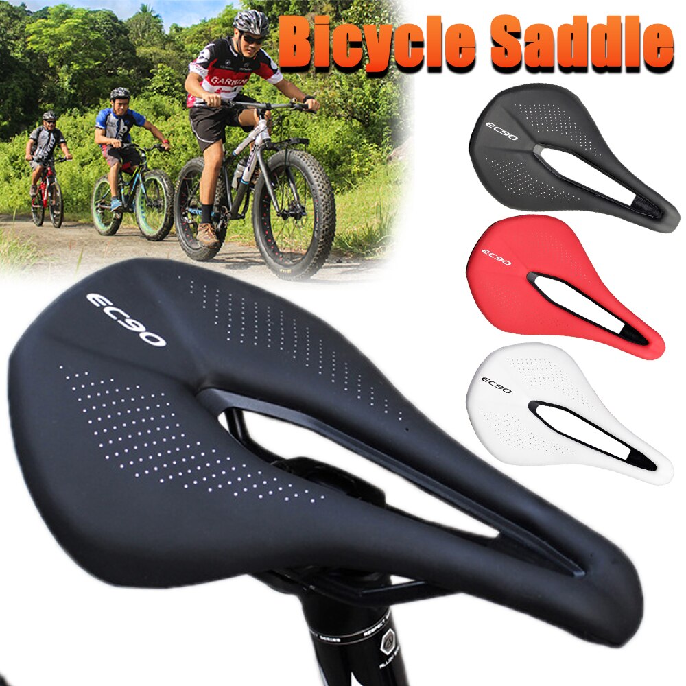 Bicycle Seat Saddle MTB Road Bike Seat Mountain Bike Training Racing Saddle Breathable Soft Comfortable Seat Cushion for Cycling