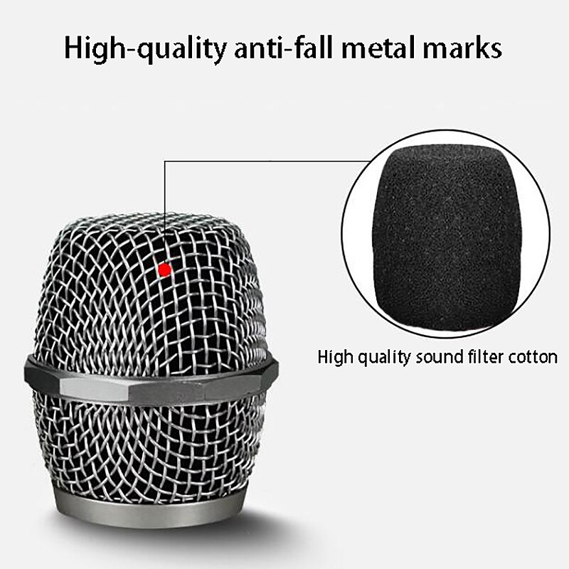 V900 Wireless Microphone 2 Channels Mixing Function KTV Microphone Home for Karaoke System