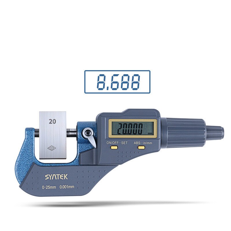 0.001mm Digital Micrometer 0-100mm Electronic Outside Micrometers Chrome Plated Caliper Gauge Measuring Tools 0-25-50-75-100mm