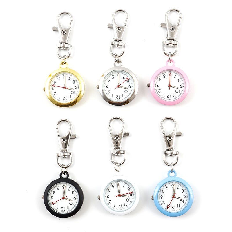 Clásico reloj de bolsillo Relojes FOB enfermera estudiante llavero de sobre el examen médico de Oro al hospital Doctor