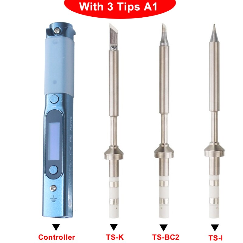 PINE64 Pinecil Portable Mini USB-C OLED Soldering Iron 60W Adjustable Temperature Electric Welding Tools