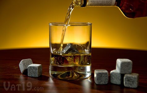 Brand hotsale 9 stks/set fluwelen zakje whisky rotsen, whisky stenen, bier stenen, whisky ijs steen
