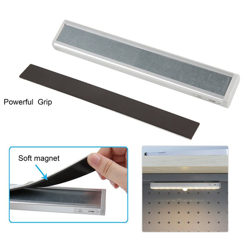 LED Cabinet Light PIR Motion Sensor Closet Battery Wall lamp Rigid Strip Bar Light lamp with motion sensor Emergency light