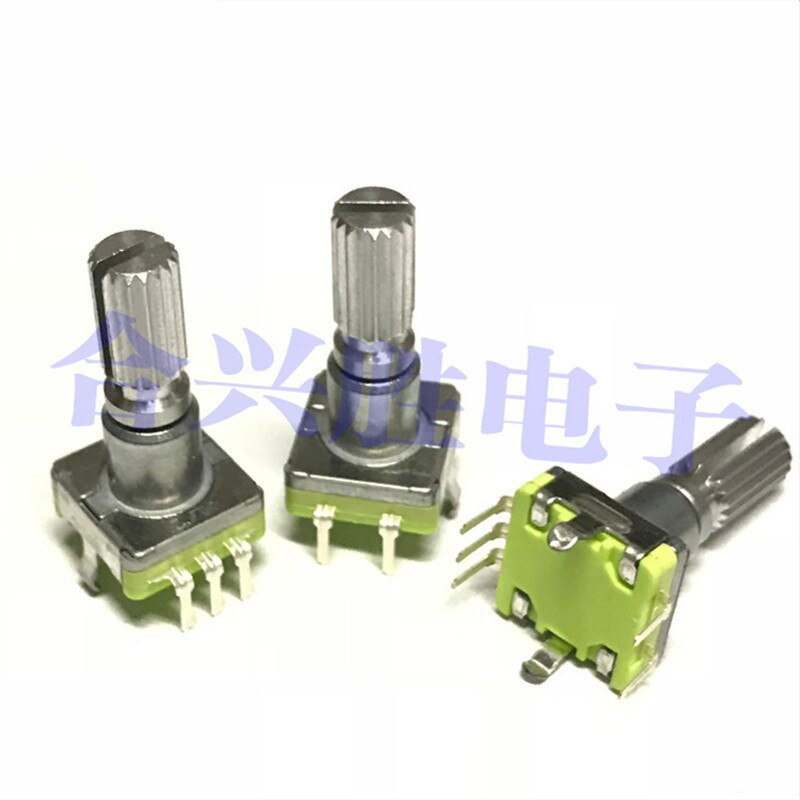 Rotary encoder EC11 type 30 positioning 15 pulses shaft length 20.5MM car navigation CD audio volume adjustment potentiometer