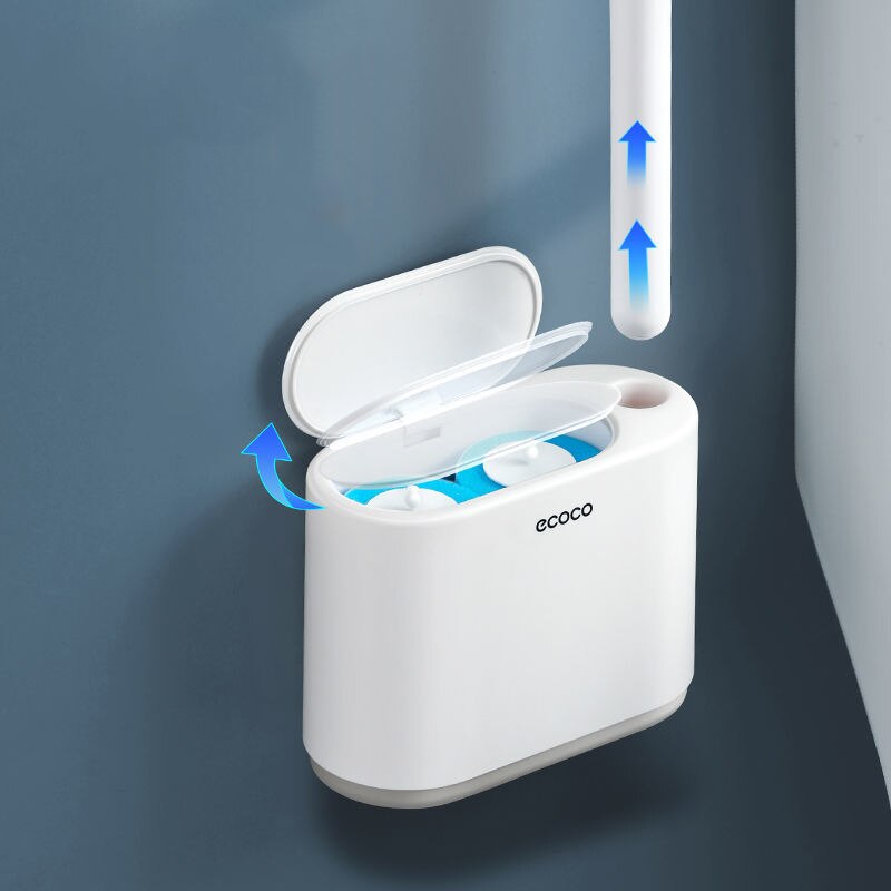 Wegwerp Wc Borstel Huishouden Muur Gemonteerde Kan Worden Gegooid Zonder Dode Hoeken Cleaning Toiletborstel Badkamer Accessoires