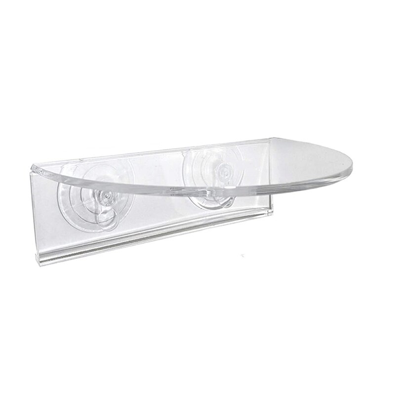 Venster Plank Voor Planten, clear Acryl Planken-Zuignap Indoor Plant Holder - Glas Vensterbank Extender (1 Pack): Default Title