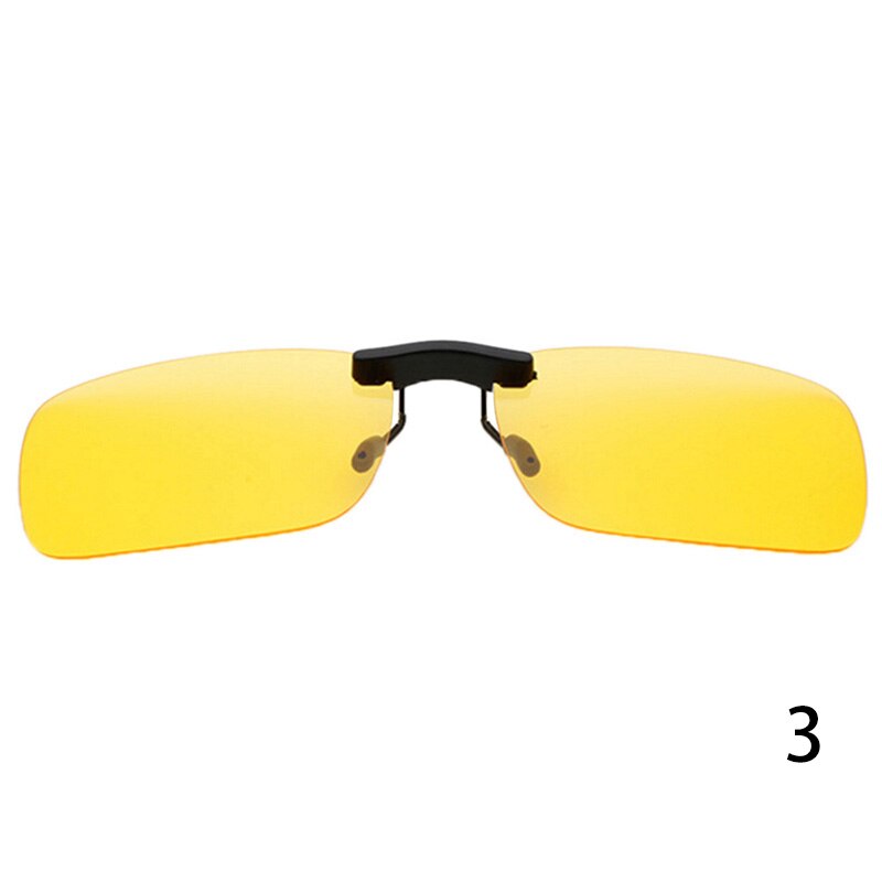 Unisex Polarized Clip On Driving Glasses Sunglasses Day Vision UV400 Lens Driving Night Vision Riding Sunglasses Clip 1pc: P3
