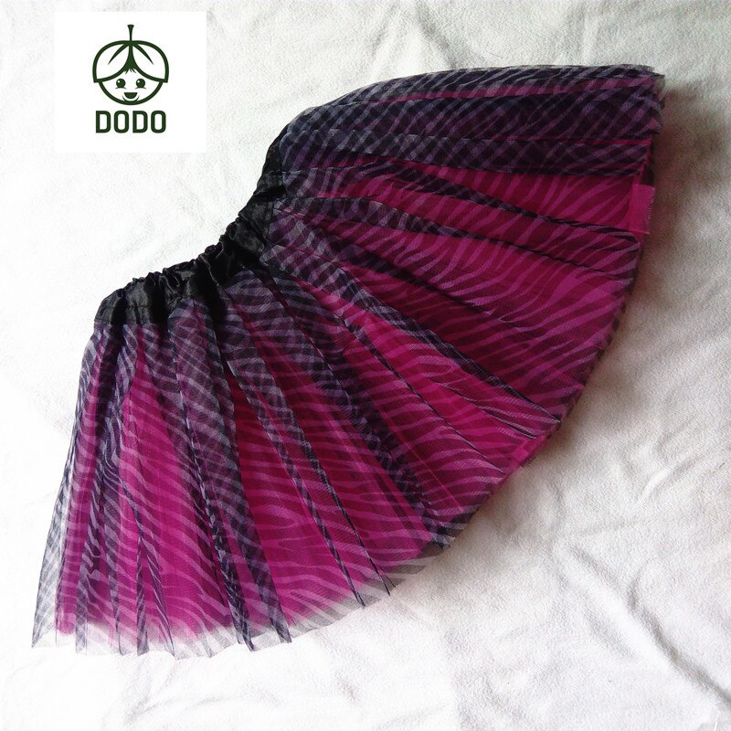Luipaardprint zebra-streep tutu rok meisjes tutu rok kinderen rok kinderkleding rok meisjes: zebra stripe