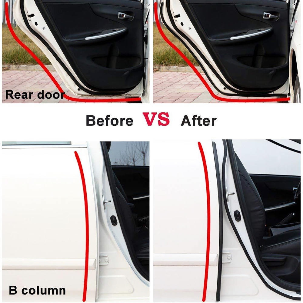 B-Vorm Autodeur Venster Trim Edge Moulding Rubber Afdichting Seal Strip Afdichting Autodeur Frame Geluidsisolatie Strip
