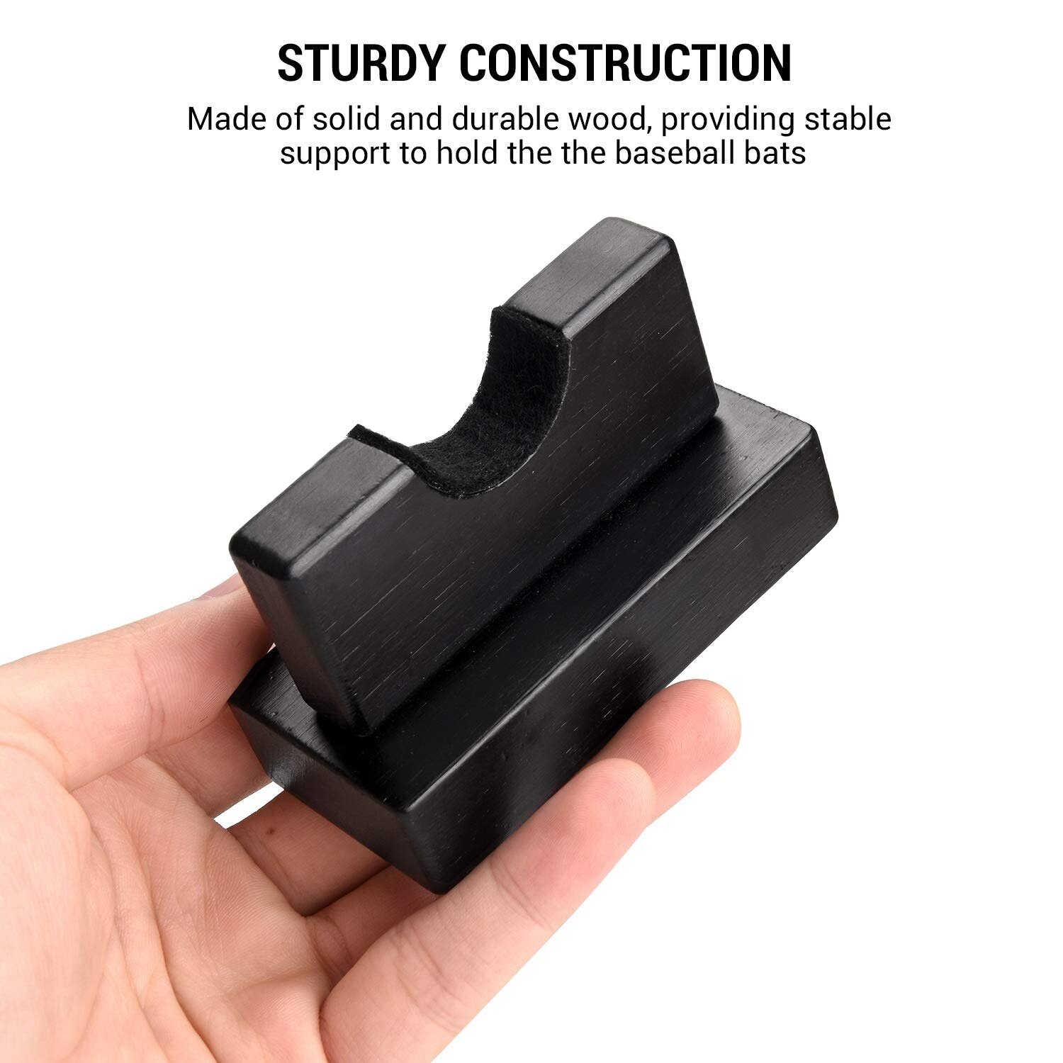 Kij bejzbolowy stojak karbonizowany tablica bambusowa uniwersalny uchwyt baseballowy kij bejzbolowy stojak softball