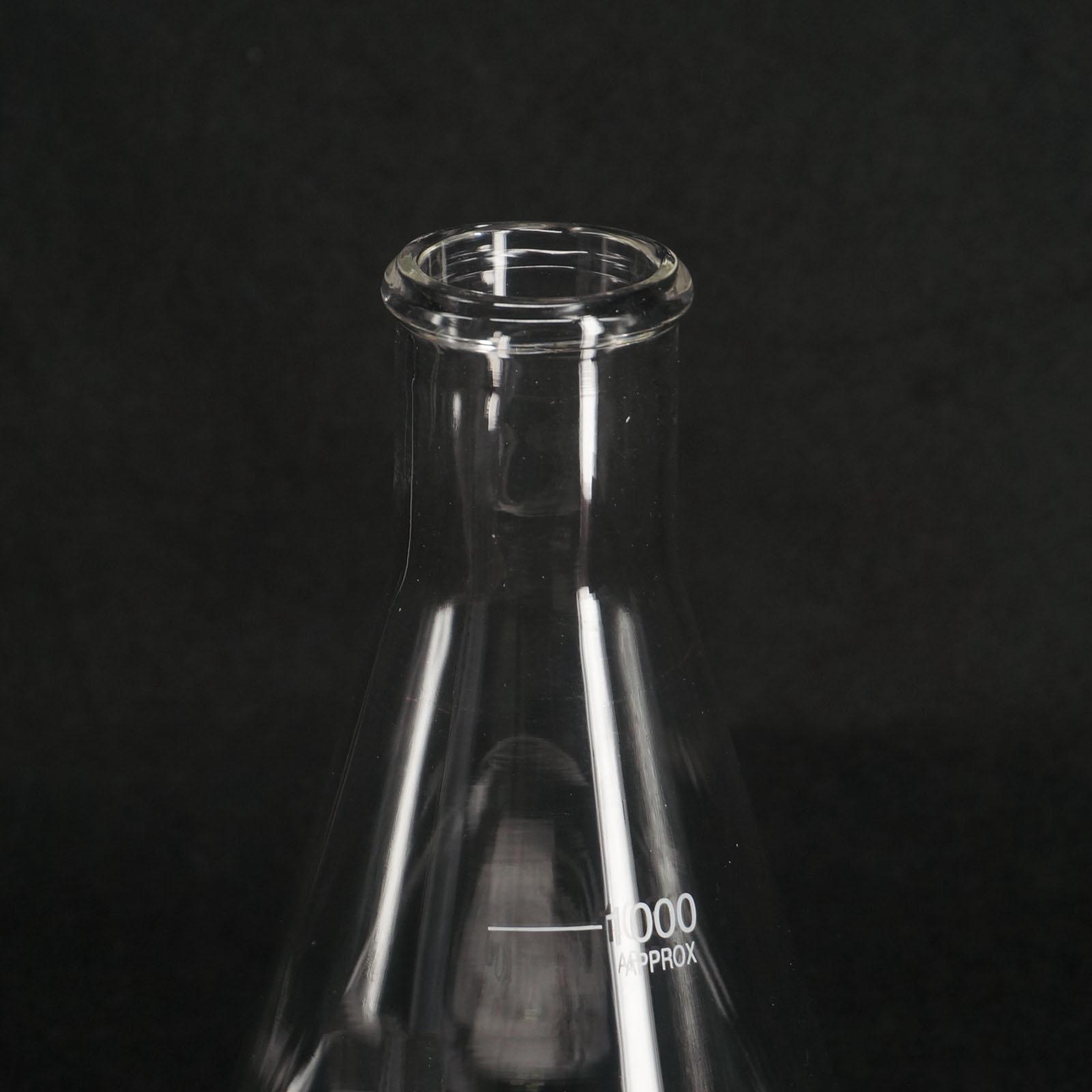 1000ML Conical Erlenmeyer Flask G3.3 Borosilicate Glass Lab Supplies