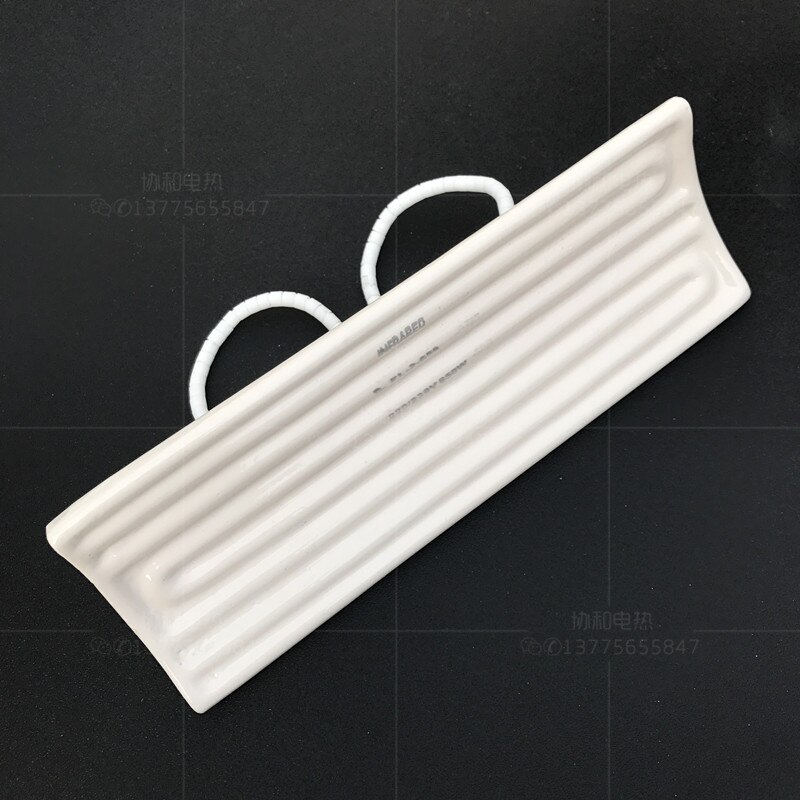 Gebogen Keramische Verwarming Plaat Ver Infrarood Verwarming Plaat 60*120Mm 60*240Mm 80*240Mm