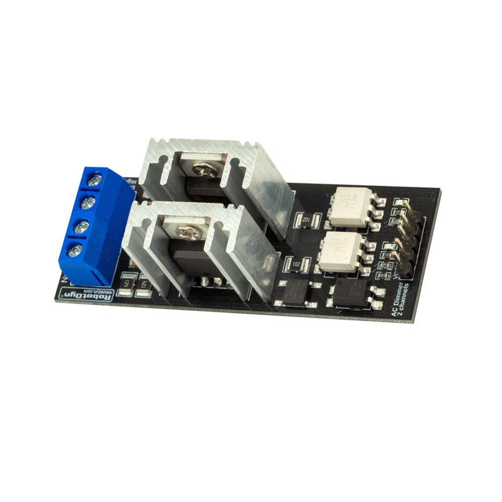 Technologie de gradateur de lumière AC, 2 canaux, 3.3V, 5V Logic, 50 H, 60H, 220V, 110V, Gradateur de lumière, Éléments de lampes, GérPumps, Filtre à air