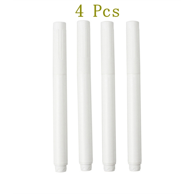 Wit Vloeibaar Krijt Uitwisbare Pen 1/4/7/12 stks/set Art Marker Voor Glazen Ramen elektronische Schoolbord Krijtbord Venster Witte Pen: WHITE