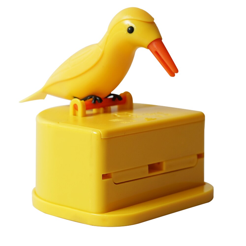 Kleine Vogel Tandenstoker Doos Keuken Automatische Push-Type Huishoudelijke Tandenstoker Houder Dier Restaurant Tandenstoker Houder: K