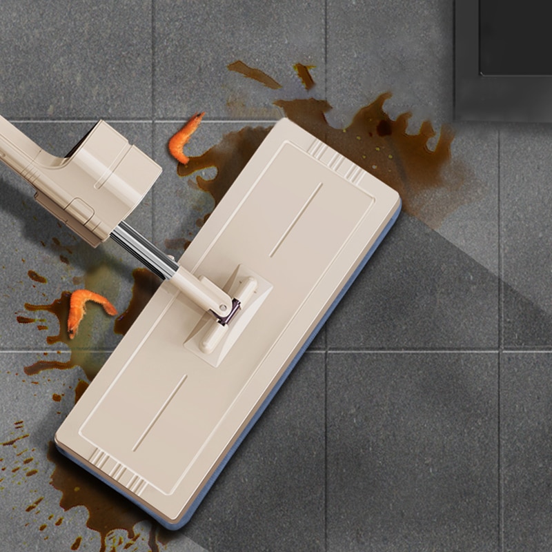 Free Hand Washing Magic Mop Self-Wringing Flat Mop Lazy Home Cleaner Automatic Spin 360 Rotating Wooden Floor Household Cleaning