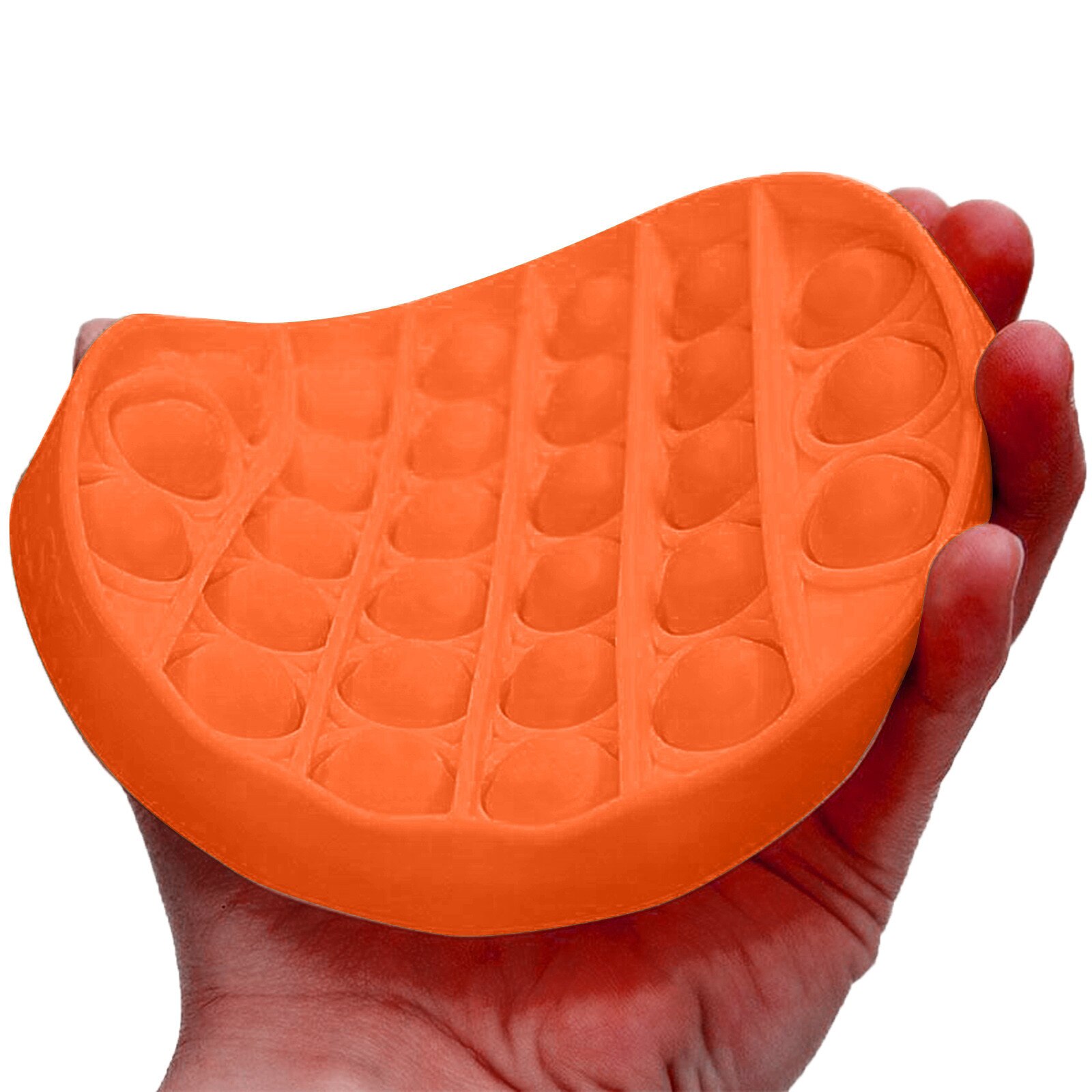 Popit Zappeln Spielzeug Push Blase Zappeln Sensorischen Spielzeug Autismus Spezielle Bedürfnisse Stressabbau Und Erhöhen Fokus Weiche Anti-stress spielzeug: 1PC Orange 