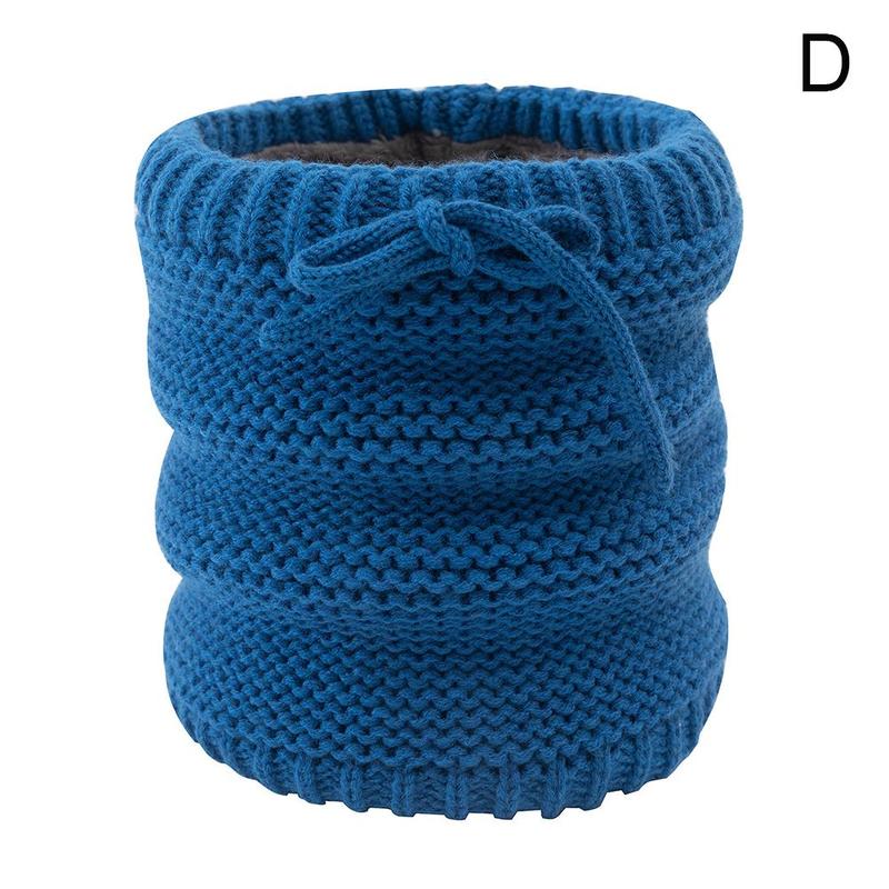 Winter Bib Warm Scarf For Knitted Solid Color Cotton Women Scarf Neck Scarves Comfortable Soft High Knitting Qualit O0Y2: D