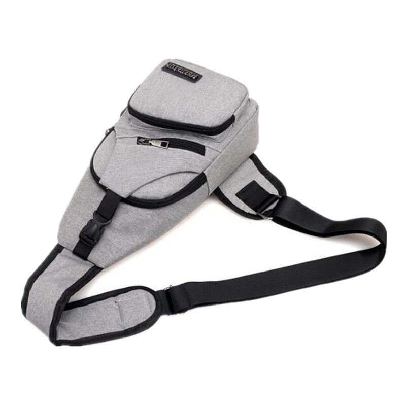 men's Chest Bag Shoulder Bags USB Charging Bags Men Anti Theft School Summer Short Trip Messengers Bag