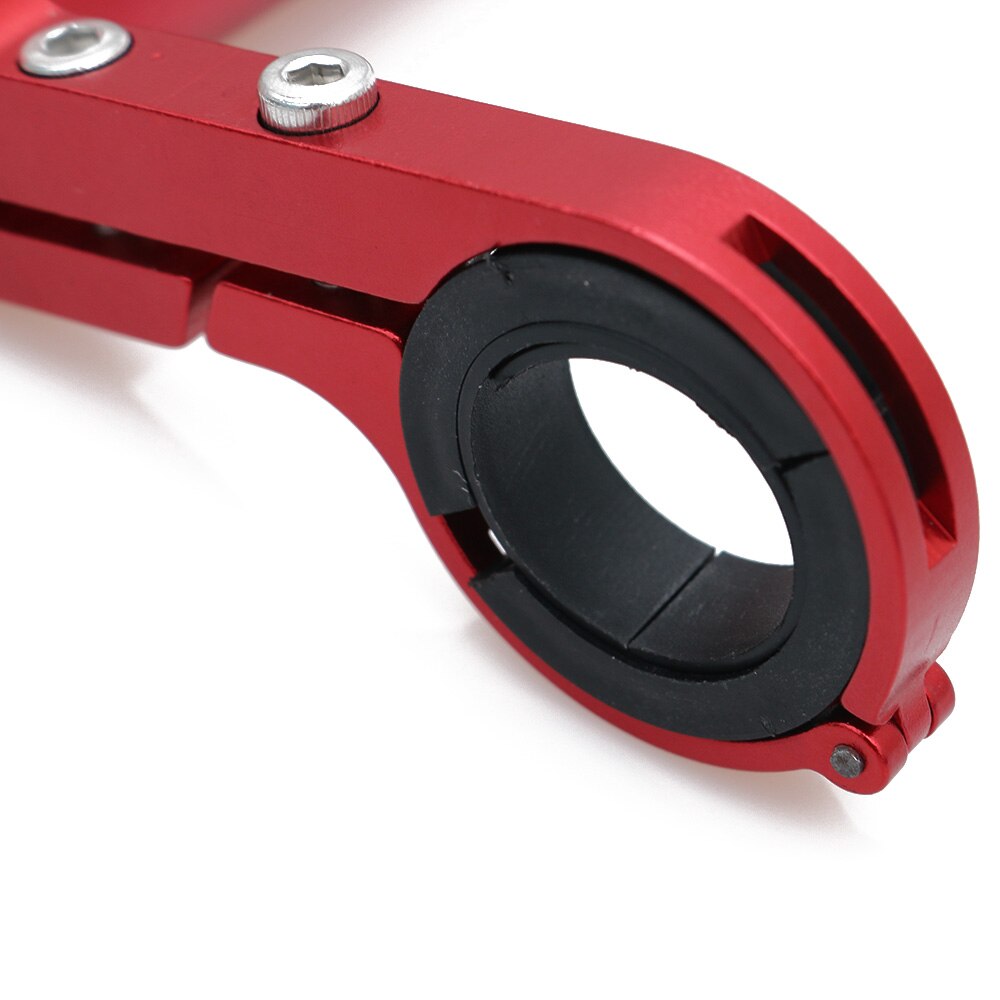 Fiets Multifunctionele Uitbreiding Frame Stopwatch Auto Lamp Beugel Klem Dubbele Stang Aluminium Beugel 20 Cm Lengte