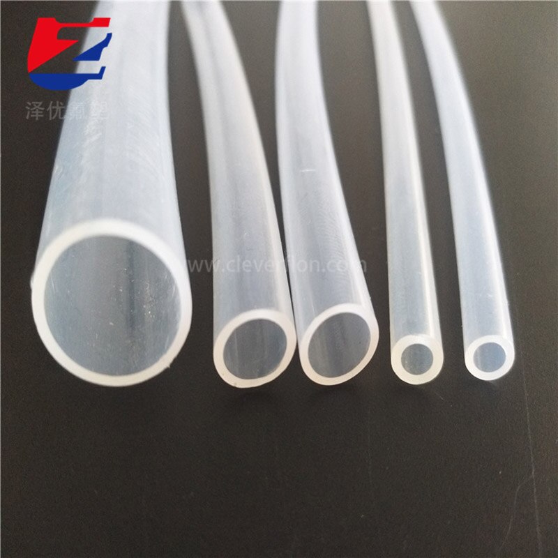 6*8mm high transparent PFA insulated tube high temperature 255 degree resistance anti corrosion