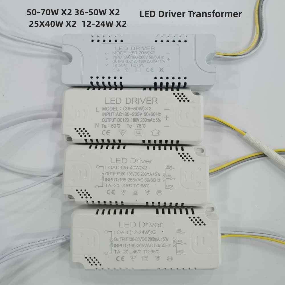 LED Driver 280mA 12-24W 25-40W 36-50W 50-70W Voeding Adapter Verlichting Transformers Verlichting Transformator