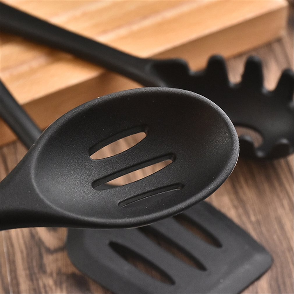 11Pcs Silicone Cookware Set Heat Resistant Non-stick Safe Cooking Baking Tool Kit Utensils Kitchen Accessories With Storage Box