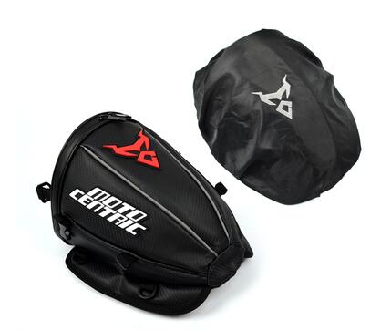 Bolsa trasera moto cross moto rcycle bolsa de asiento trasero oxford funda superior multifunción mochila de hombro impermeable mochilas surtidas: MC-Bag-055 Red