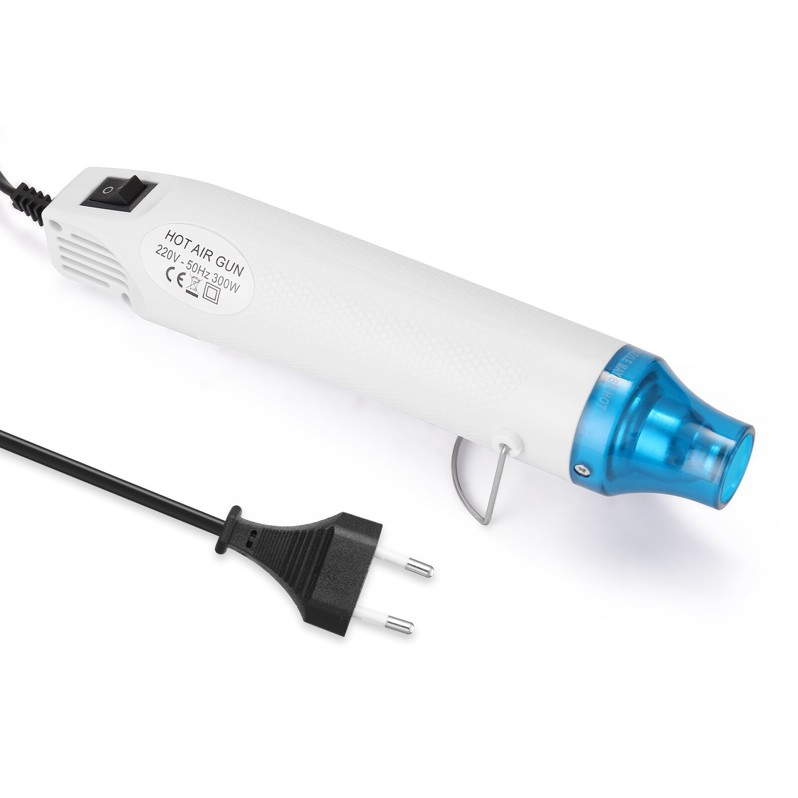 Diy Air Machine Diy Gebruik Van Warmte Machine Met Ondersteunende Beugel Elektrische Air Power Tool Krimpen Kunststoffen Diy Gereedschap: EU plug white