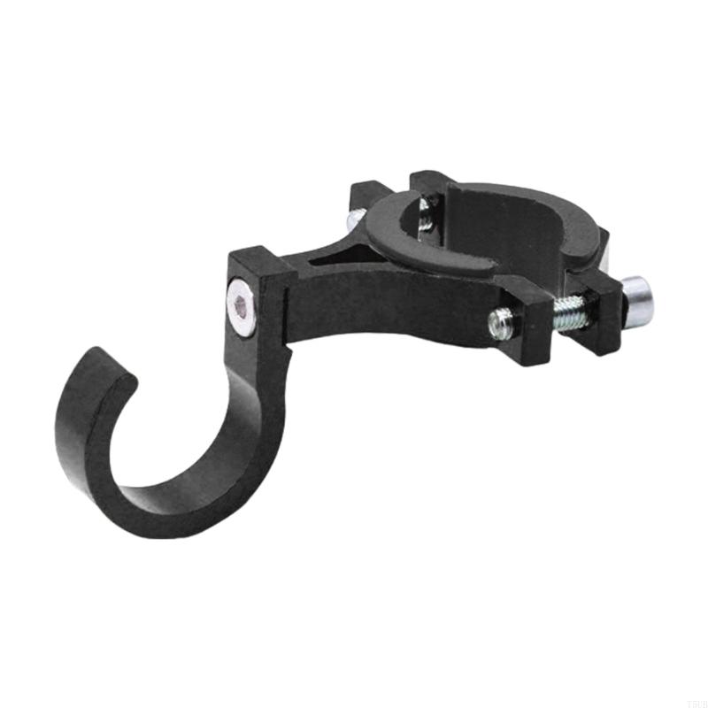 Gancho Universal T5UB para motocicleta, soporte para cascos y Scooters aluminio, colgador bolsa para bicicleta eléctrica,: Negro
