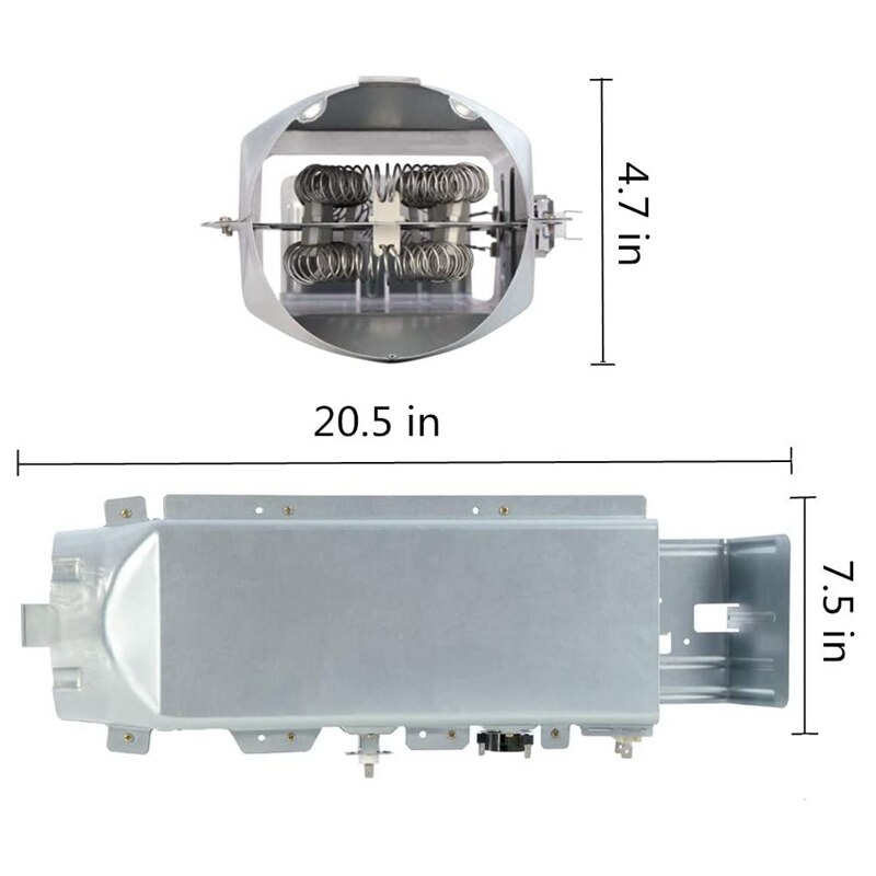 DC97-14486A Dryer Heating s Heater Duct Assembly for Samsung Dryer Repair Replacement