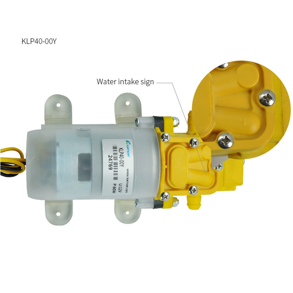 kamoer Micro Diaphragm Pump KLP40 Small Type 12v Pump Water Pump Booster Pump High-Pressure Spray Pump Sea Water Pump
